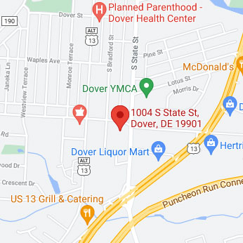 Our Dover Location information on google maps